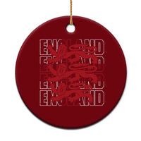 England Flag Lion Symbol English Pride Ceramic Ornament