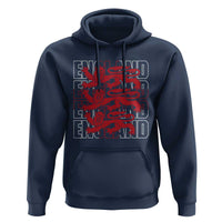 England Flag Lion Symbol English Pride Hoodie