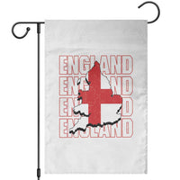 England Map St George's Cross English Roots Garden Flag