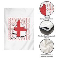 England Map St George's Cross English Roots Garden Flag