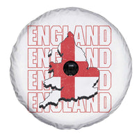 England Map St George's Cross English Roots Spare Tire Cover