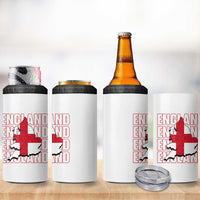 England Map St George's Cross English Roots 4 in 1 Can Cooler Tumbler