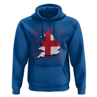 England Map St George's Cross English Roots Hoodie
