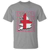England Map St George's Cross English Roots T Shirt