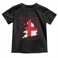 England Map St George's Cross English Roots Toddler T Shirt