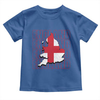 England Map St George's Cross English Roots Toddler T Shirt