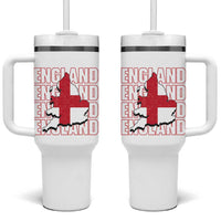 England Map St George's Cross English Roots Tumbler With Handle