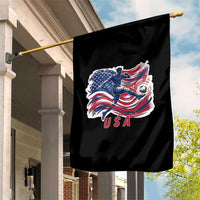 USA Soccer Fan American Flag Garden Flag