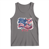USA Soccer Fan American Flag Tank Top