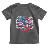USA Soccer Fan American Flag Toddler T Shirt