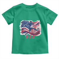 USA Soccer Fan American Flag Toddler T Shirt