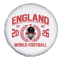 England Football Flag Spare Tire Cover Lion St George Cross Soccer Fan Patriotic