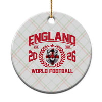 England Football Flag Ceramic Ornament Lion St George Cross Soccer Fan Patriotic