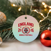England Football Flag Ceramic Ornament Lion St George Cross Soccer Fan Patriotic