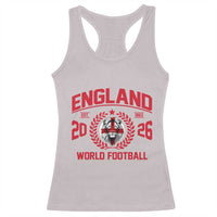 England Football Flag Racerback Tank Top Lion St George Cross Soccer Fan Patriotic