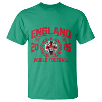England Football Flag T Shirt Lion St George Cross Soccer Fan Patriotic