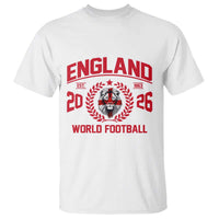 England Football Flag T Shirt Lion St George Cross Soccer Fan Patriotic