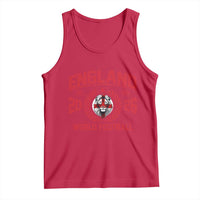 England Football Flag Tank Top Lion St George Cross Soccer Fan Patriotic