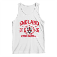 England Football Flag Tank Top Lion St George Cross Soccer Fan Patriotic