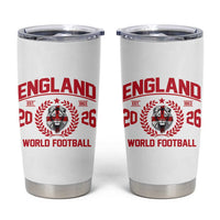 England Football Flag Tumbler Cup Lion St George Cross Soccer Fan Patriotic