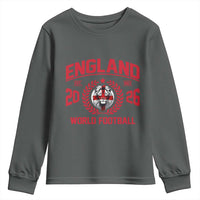 England Football Flag Youth Sweatshirt Lion St George Cross Soccer Fan Patriotic