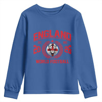 England Football Flag Youth Sweatshirt Lion St George Cross Soccer Fan Patriotic