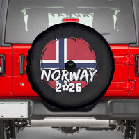 Norway 2026 Soccer Football Fan Norwegian Flag Spare Tire Cover
