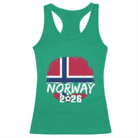 Norway 2026 Soccer Football Fan Norwegian Flag Racerback Tank Top