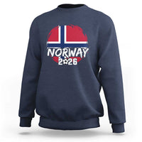 Norway 2026 Soccer Football Fan Norwegian Flag Sweatshirt