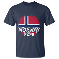 Norway 2026 Soccer Football Fan Norwegian Flag T Shirt
