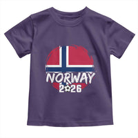 Norway 2026 Soccer Football Fan Norwegian Flag Toddler T Shirt