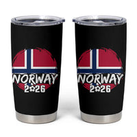Norway 2026 Soccer Football Fan Norwegian Flag Tumbler Cup