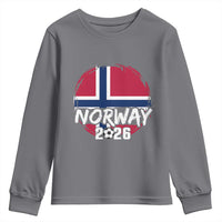 Norway 2026 Soccer Football Fan Norwegian Flag Youth Sweatshirt