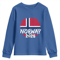 Norway 2026 Soccer Football Fan Norwegian Flag Youth Sweatshirt