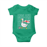 England Soccer Football Baby Onesie Silly Goose England Flag Fan Supporter