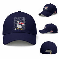 England Soccer Football Baseball Cap Silly Goose England Flag Fan Supporter