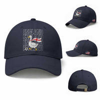 England Soccer Football Baseball Cap Silly Goose England Flag Fan Supporter