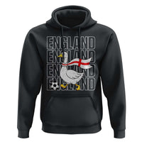 England Soccer Football Hoodie Silly Goose England Flag Fan Supporter