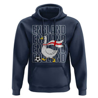 England Soccer Football Hoodie Silly Goose England Flag Fan Supporter