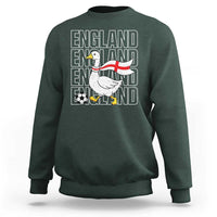 England Soccer Football Sweatshirt Silly Goose England Flag Fan Supporter