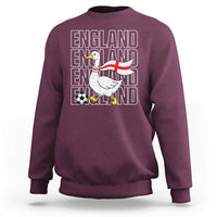 England Soccer Football Sweatshirt Silly Goose England Flag Fan Supporter
