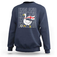 England Soccer Football Sweatshirt Silly Goose England Flag Fan Supporter