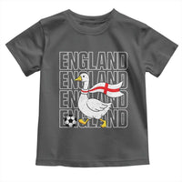 England Soccer Football Toddler T Shirt Silly Goose England Flag Fan Supporter