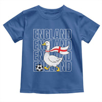 England Soccer Football Toddler T Shirt Silly Goose England Flag Fan Supporter