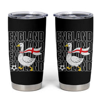 England Soccer Football Tumbler Cup Silly Goose England Flag Fan Supporter