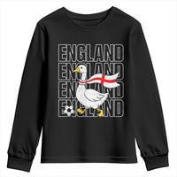 England Soccer Football Youth Sweatshirt Silly Goose England Flag Fan Supporter