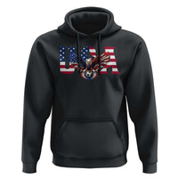 USA Soccer Eagle American Flag Fan Hoodie