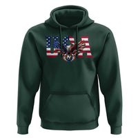 USA Soccer Eagle American Flag Fan Hoodie