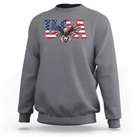 USA Soccer Eagle American Flag Fan Sweatshirt