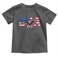 USA Soccer Eagle American Flag Fan Toddler T Shirt